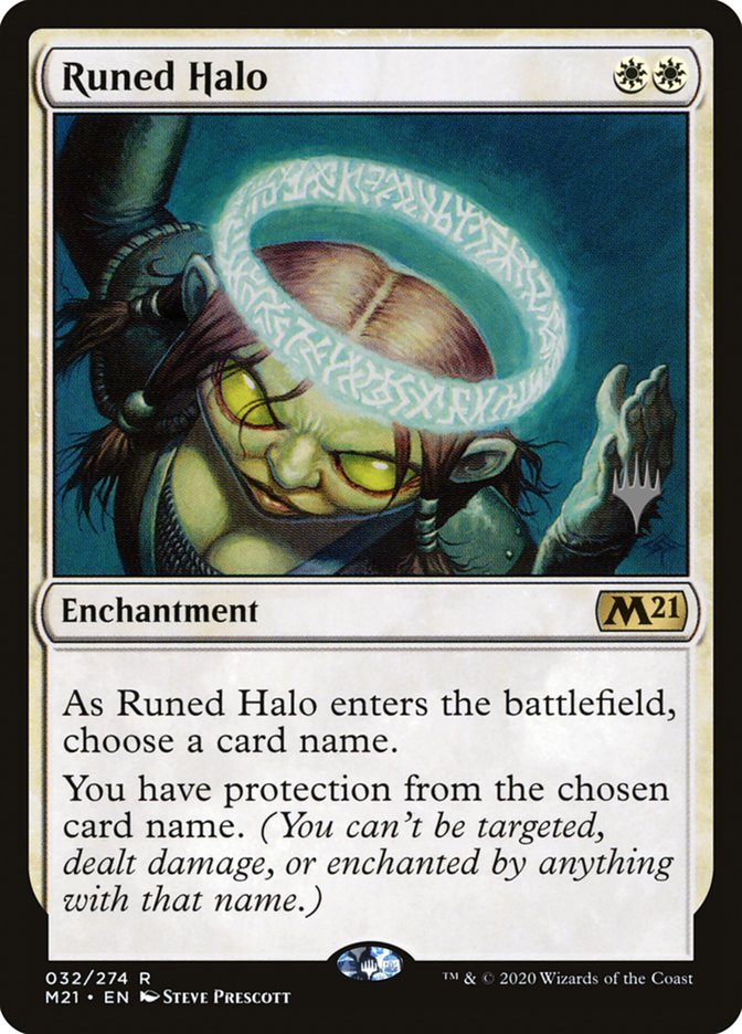 Runed Halo (Promo Pack) [Core Set 2021 Promos] | Rook's Games and More