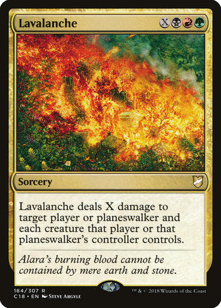 Lavalanche [Commander 2018] | Rook's Games and More