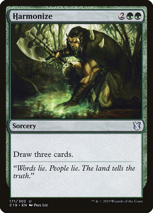 Harmonize [Commander 2019] | Rook's Games and More