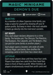 Demon's Due (Magic Minigame) [Streets of New Capenna Minigame]