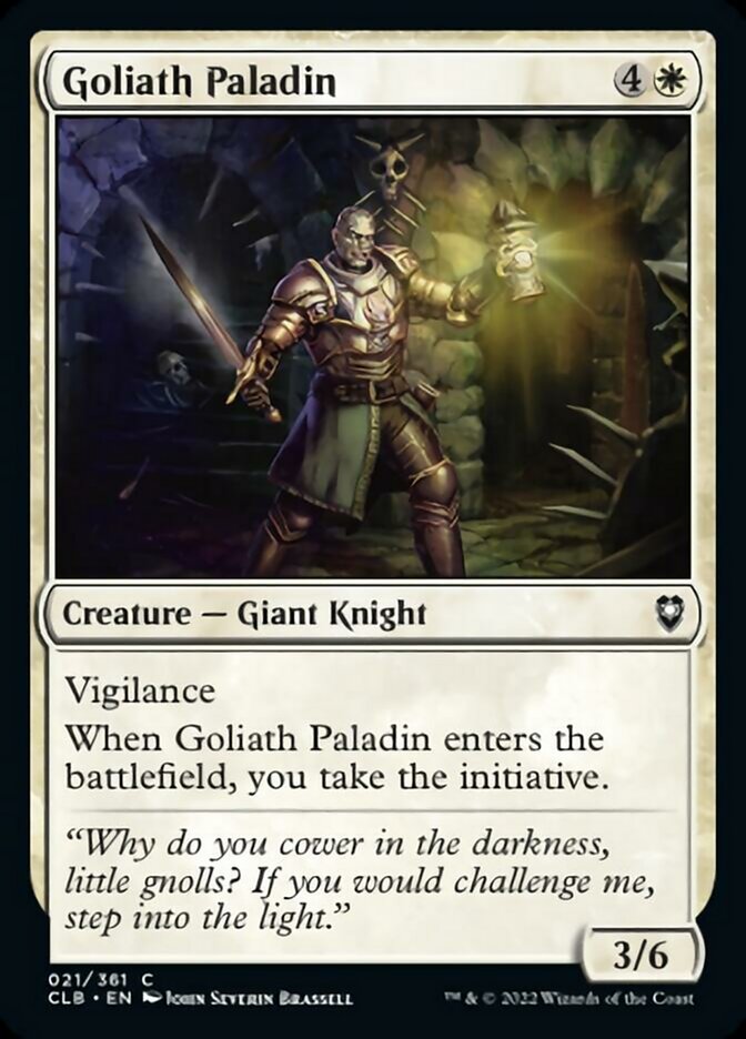 Goliath Paladin [Commander Legends: Battle for Baldur's Gate] | Rook's Games and More