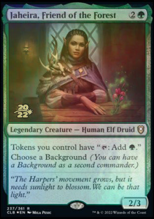 Jaheira, Friend of the Forest [Commander Legends: Battle for Baldur's Gate Prerelease Promos] | Rook's Games and More
