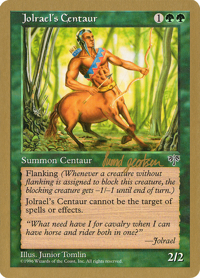 Jolrael's Centaur (Svend Geertsen) [World Championship Decks 1997] | Rook's Games and More