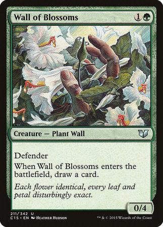 Wall of Blossoms [Commander 2015] | Rook's Games and More