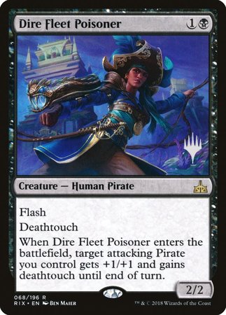 Dire Fleet Poisoner [Rivals of Ixalan Promos] | Rook's Games and More