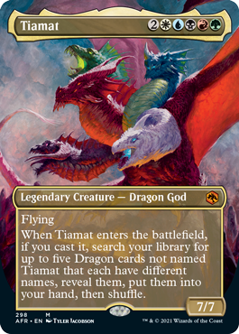 Tiamat (Extended) (Alternative art) [Dungeons & Dragons: Adventures in the Forgotten Realms] | Rook's Games and More