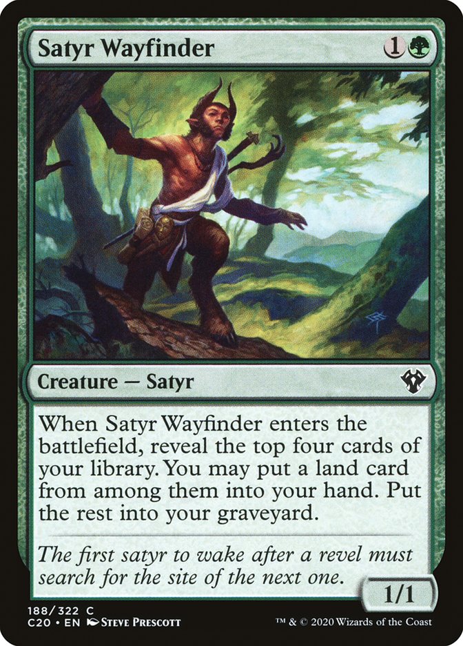 Satyr Wayfinder [Commander 2020] | Rook's Games and More