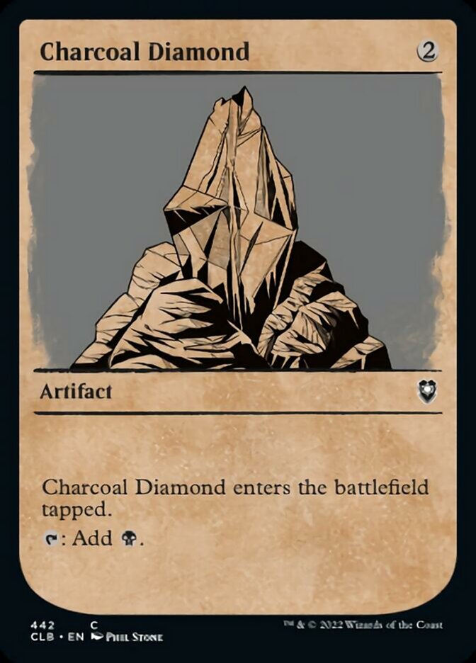 Charcoal Diamond (Showcase) [Commander Legends: Battle for Baldur's Gate] | Rook's Games and More