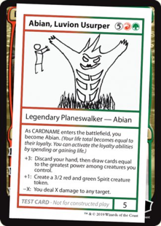Abian, Luvion Usurper (2021 Edition) [Mystery Booster Playtest Cards] | Rook's Games and More