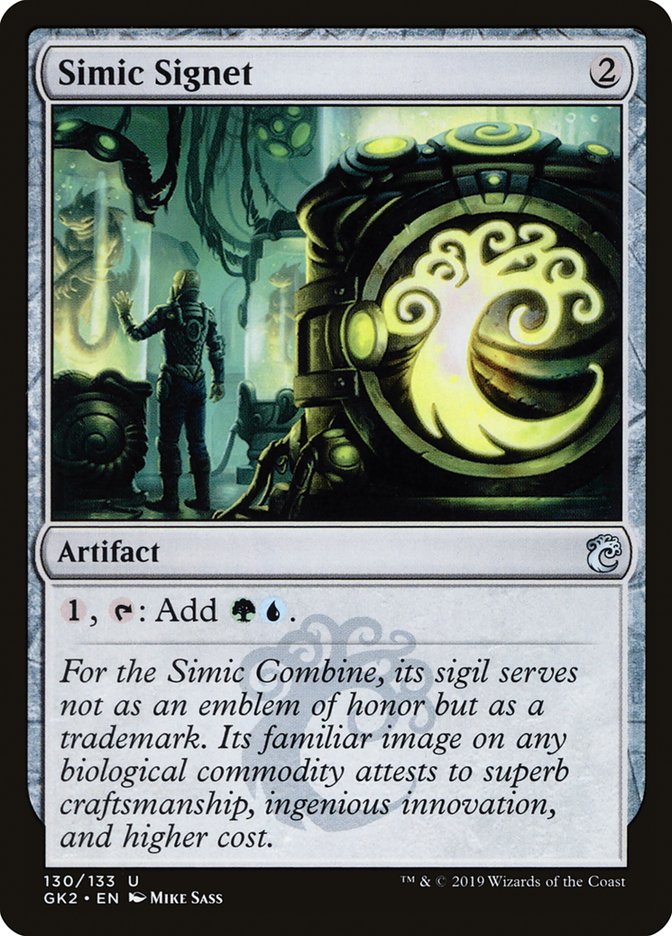 Simic Signet [Ravnica Allegiance Guild Kit] | Rook's Games and More