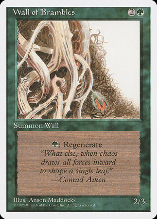 Wall of Brambles [Fourth Edition] | Rook's Games and More