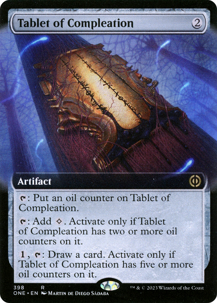 Tablet of Compleation (Extended Art) [Phyrexia: All Will Be One] | Rook's Games and More