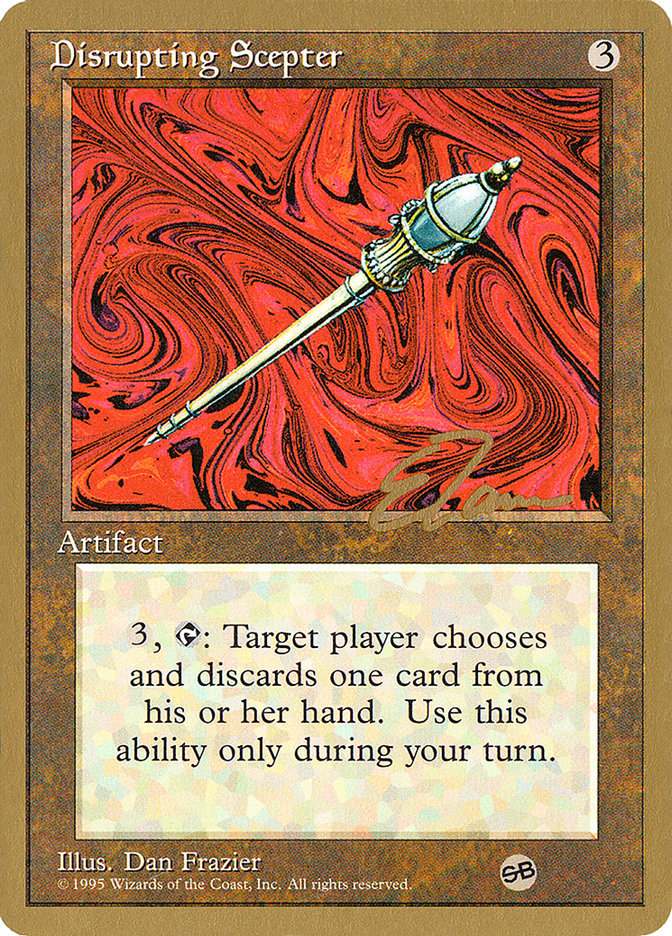 Disrupting Scepter (Eric Tam) (SB) [Pro Tour Collector Set] | Rook's Games and More