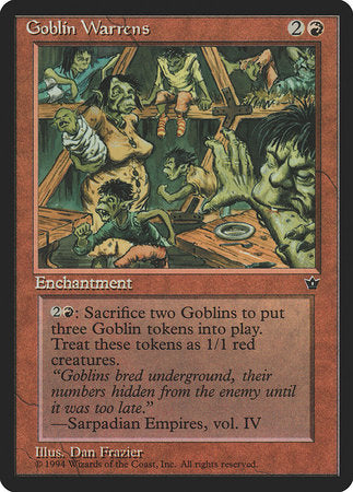 Goblin Warrens [Fallen Empires] | Rook's Games and More