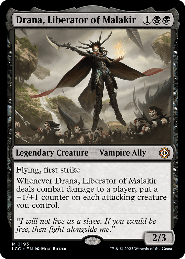 Drana, Liberator of Malakir [The Lost Caverns of Ixalan Commander] | Rook's Games and More