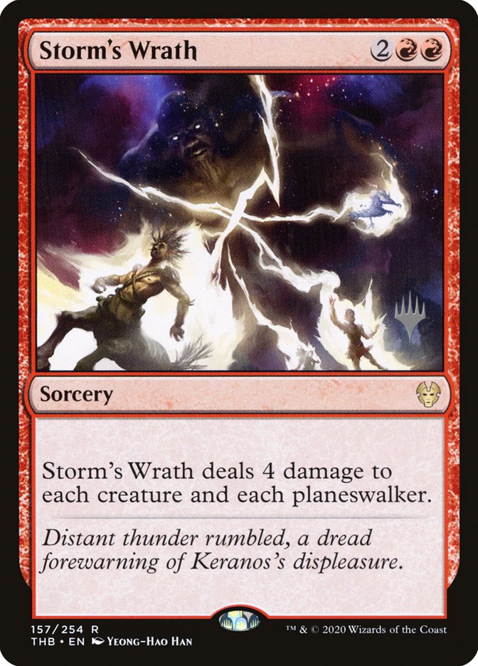 Storm's Wrath  (Promo Pack) [Theros Beyond Death Promos] | Rook's Games and More