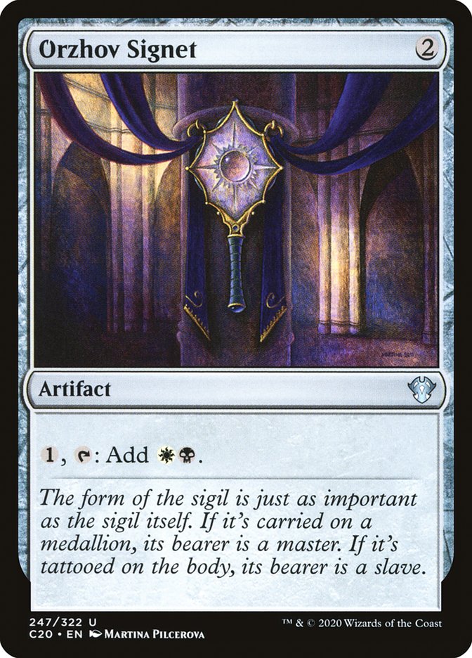 Orzhov Signet [Commander 2020] | Rook's Games and More