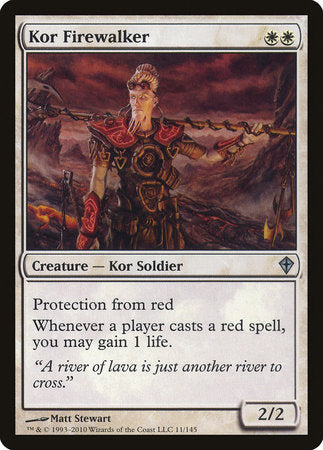 Kor Firewalker [Worldwake] | Rook's Games and More