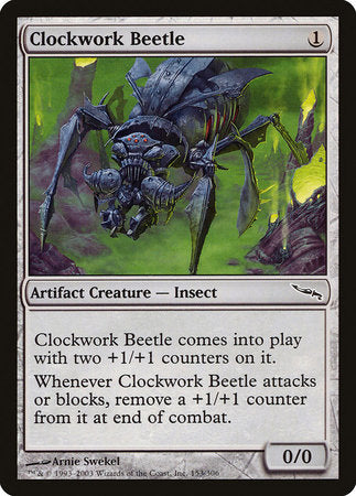 Clockwork Beetle [Mirrodin] | Rook's Games and More