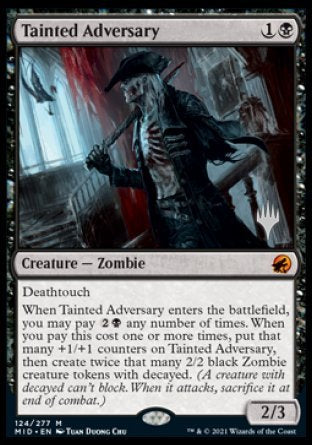 Tainted Adversary (Promo Pack) [Innistrad: Midnight Hunt Promos] | Rook's Games and More