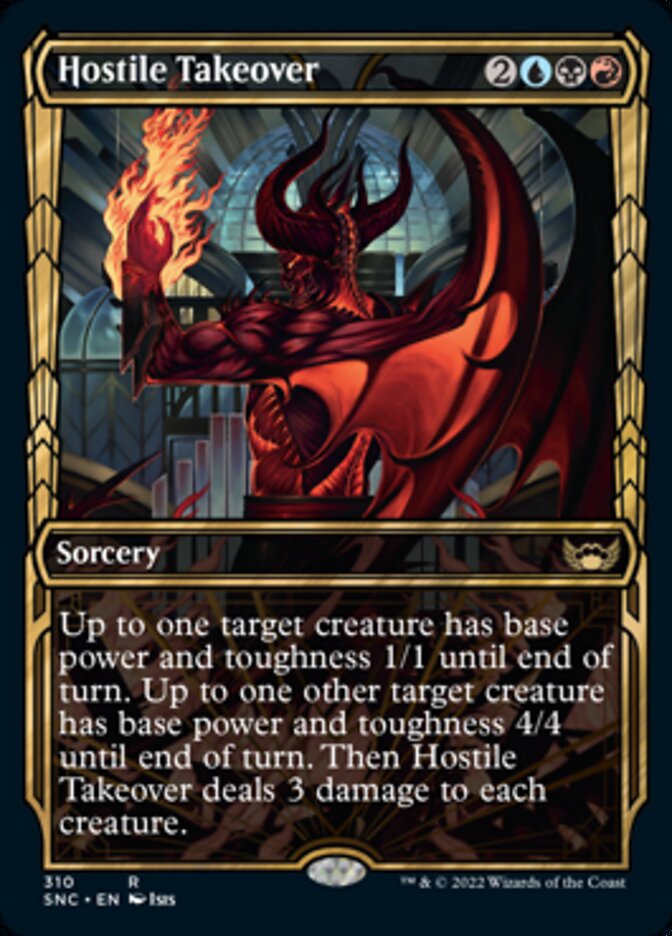 Hostile Takeover (Showcase Golden Age) [Streets of New Capenna] | Rook's Games and More