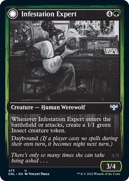 Infestation Expert // Infested Werewolf [Innistrad: Double Feature] | Rook's Games and More