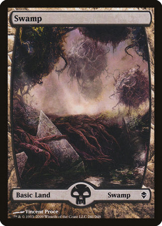 Swamp (241) - Full Art [Zendikar] | Rook's Games and More
