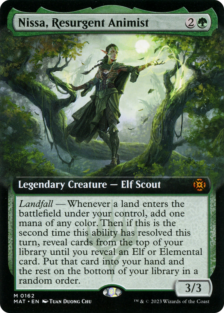 Nissa, Resurgent Animist (Extended Art) [March of the Machine: The Aftermath] | Rook's Games and More