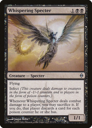 Whispering Specter [New Phyrexia] | Rook's Games and More