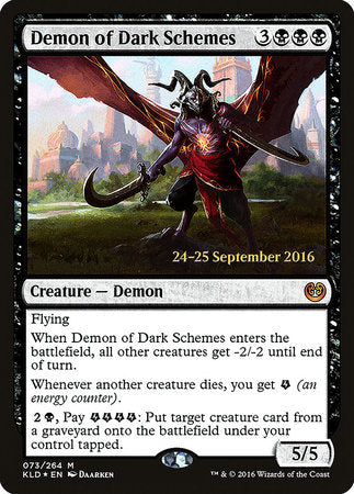Demon of Dark Schemes [Kaladesh Promos] | Rook's Games and More