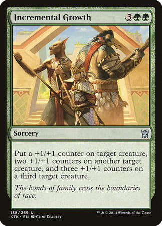 Incremental Growth [Khans of Tarkir] | Rook's Games and More