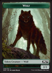 Wolf Token [Core Set 2020 Tokens]