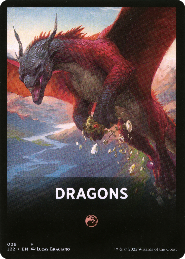 Dragons Theme Card [Jumpstart 2022 Front Cards] | Rook's Games and More