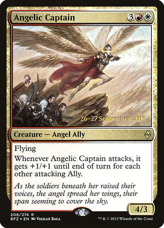 Angelic Captain [Battle for Zendikar Promos] | Rook's Games and More