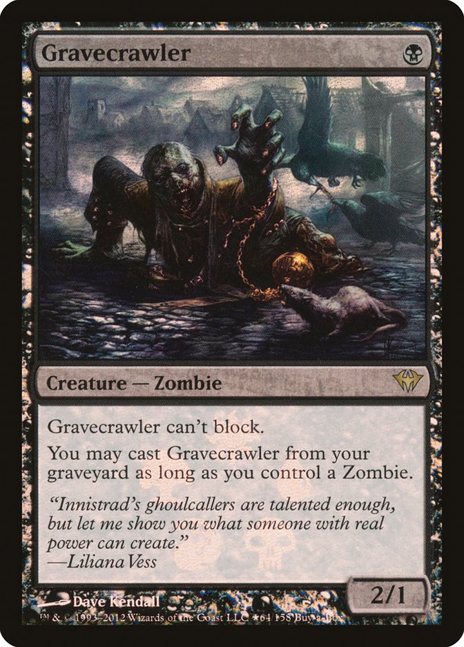 Gravecrawler (Buy-A-Box) [Dark Ascension Promos] | Rook's Games and More