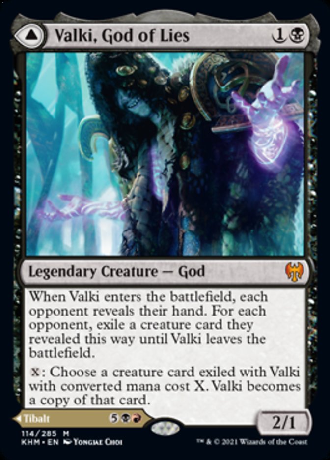 Valki, God of Lies // Tibalt, Cosmic Impostor [Kaldheim] | Rook's Games and More