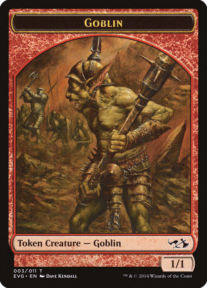 Goblin Token (Elves vs. Goblins) [Duel Decks Anthology Tokens] | Rook's Games and More