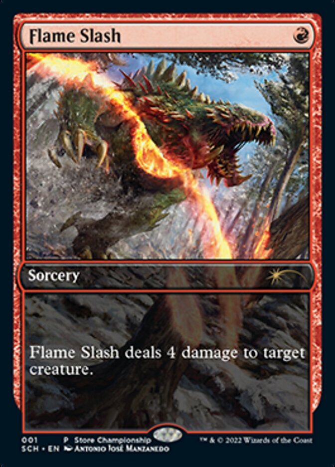Flame Slash (Extended Art) [Store Championships 2022] | Rook's Games and More