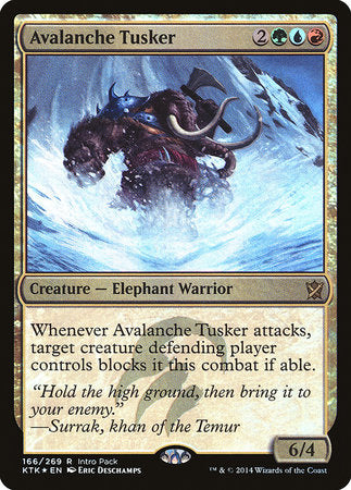 Avalanche Tusker [Khans of Tarkir Promos] | Rook's Games and More