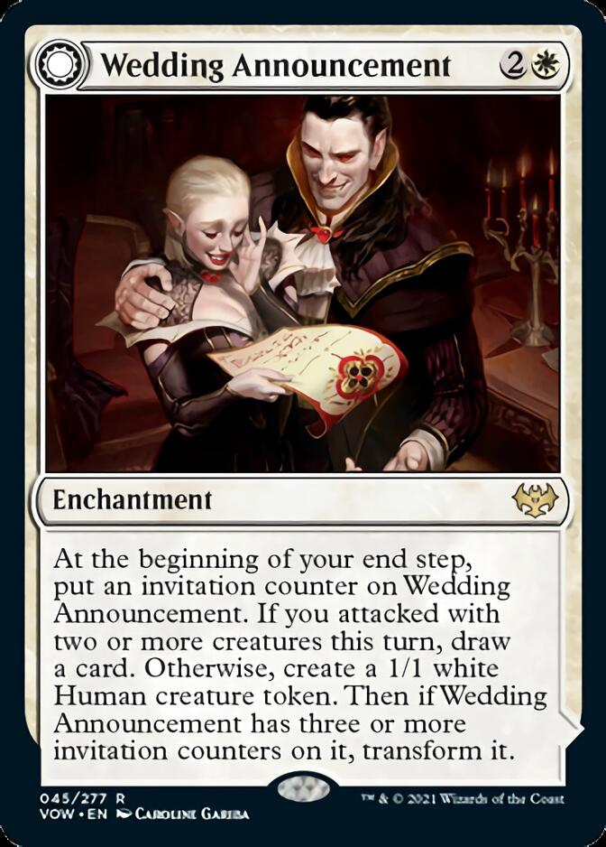 Wedding Announcement // Wedding Festivity [Innistrad: Crimson Vow] | Rook's Games and More