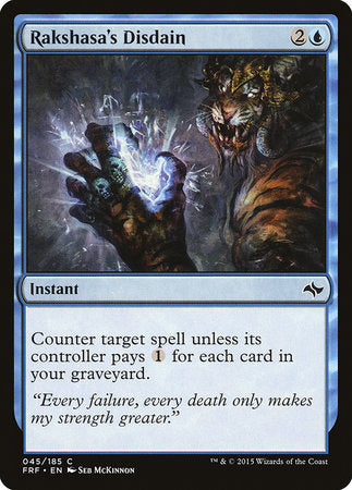 Rakshasa's Disdain [Fate Reforged] | Rook's Games and More