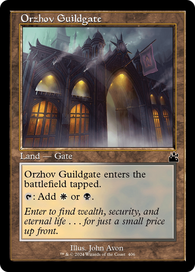 Orzhov Guildgate (Retro Frame) [Ravnica Remastered] | Rook's Games and More