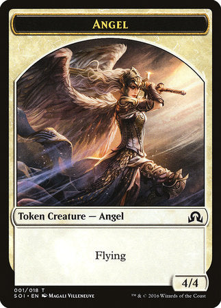 Angel Token [Shadows over Innistrad Tokens] | Rook's Games and More