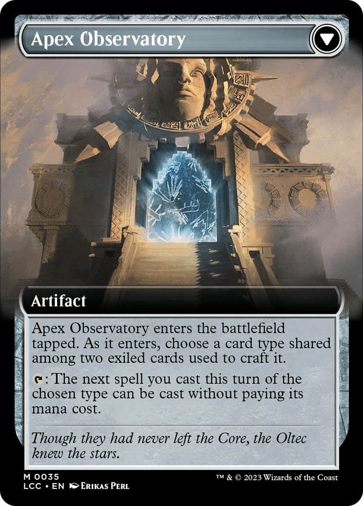 Eye of Ojer Taq // Apex Observatory (Extended Art) [The Lost Caverns of Ixalan Commander] | Rook's Games and More