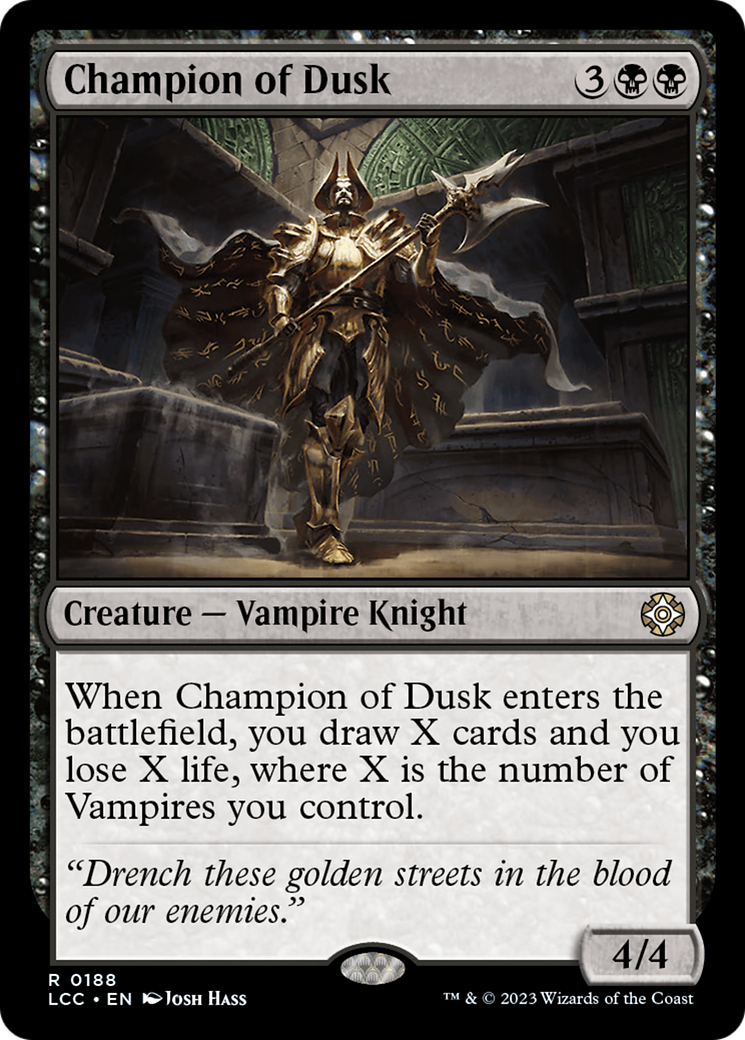 Champion of Dusk [The Lost Caverns of Ixalan Commander] | Rook's Games and More