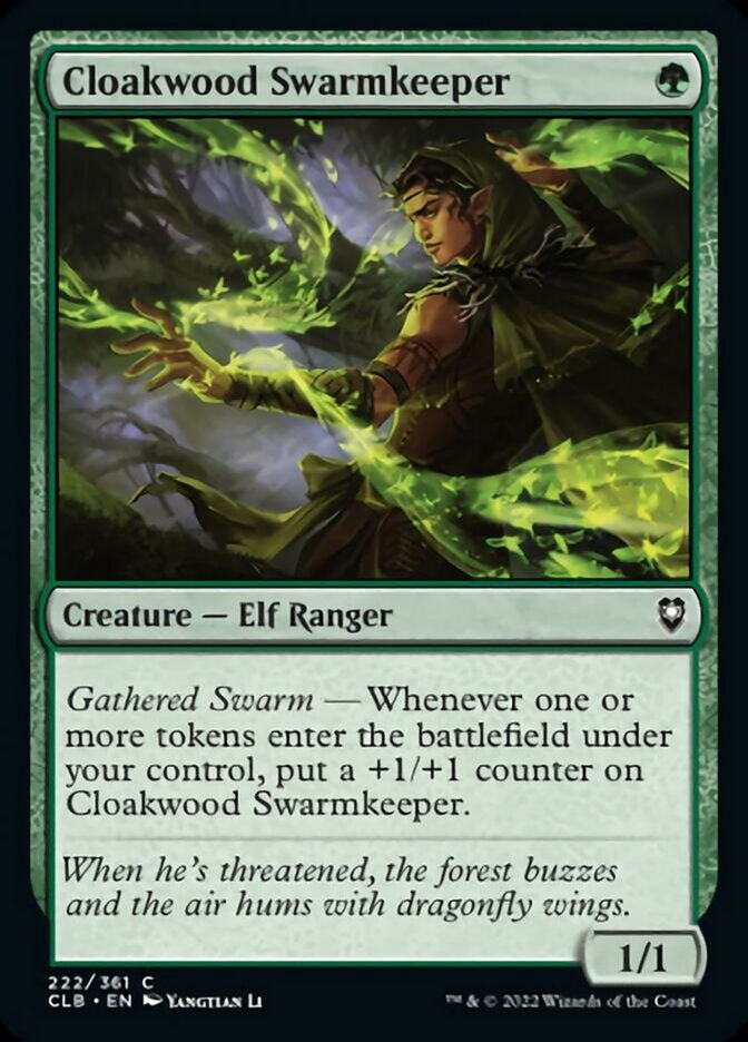 Cloakwood Swarmkeeper [Commander Legends: Battle for Baldur's Gate] | Rook's Games and More