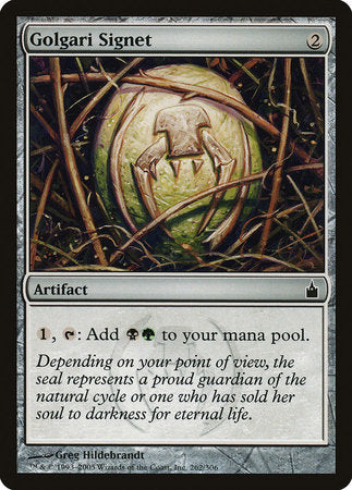 Golgari Signet [Ravnica: City of Guilds] | Rook's Games and More