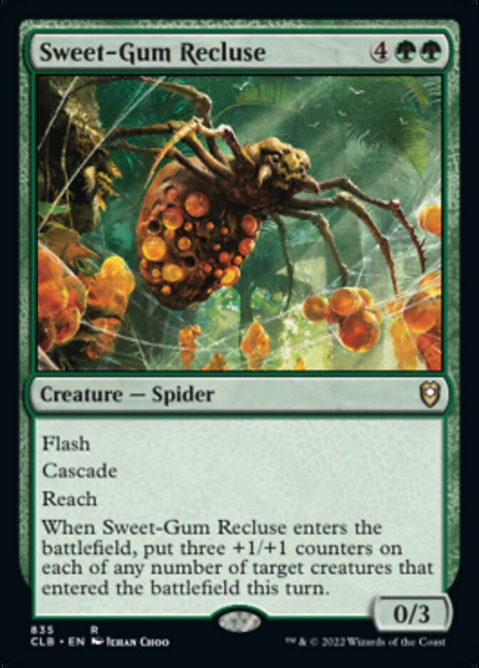 Sweet-Gum Recluse [Commander Legends: Battle for Baldur's Gate] | Rook's Games and More