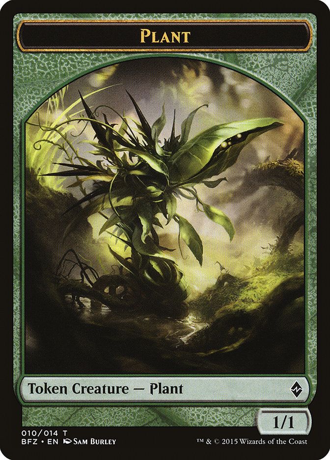 Plant [Battle for Zendikar Tokens] | Rook's Games and More