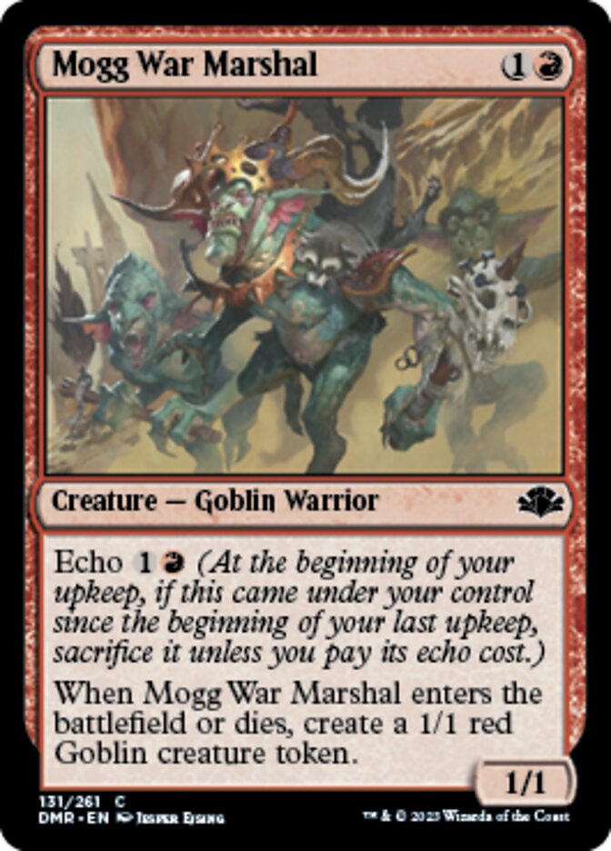 Mogg War Marshal [Dominaria Remastered] | Rook's Games and More